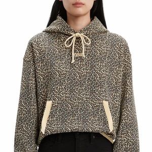 Levi’s Leopard Print Unbasic Hoodie M